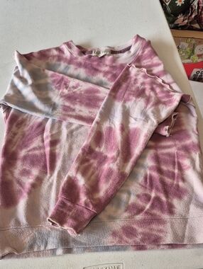 Knox Rose Rose and Cream Tie-Dye Pullover
